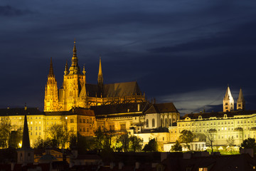 Night view of Prague