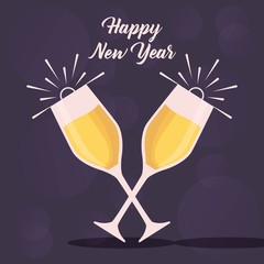 Happy new year design