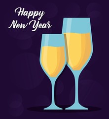 Happy new year design
