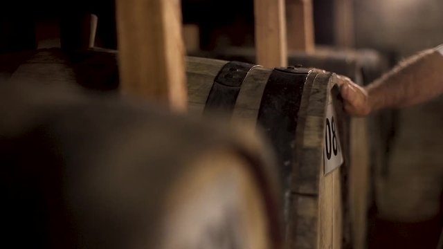 oak barrel for wine, whisky