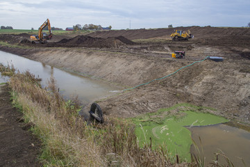 Renovation of a melioration system in the agricultural landscpae