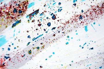 Creative blue red phosphorescent watercolor background