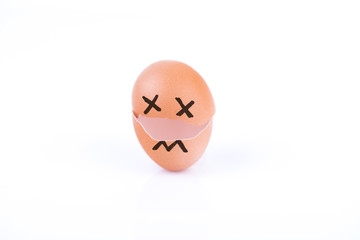 Broken egg