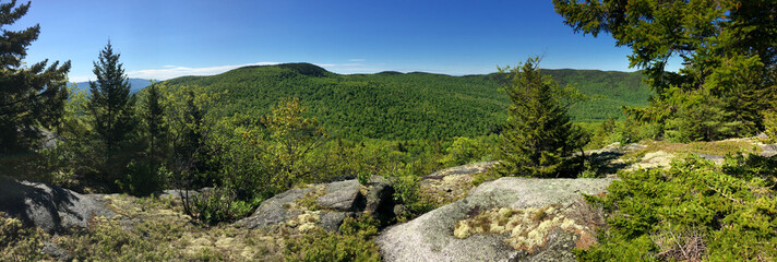 Fototapeta na wymiar Appalachian Mountains Panorama in New Hampshire
