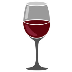 Wine glass vector