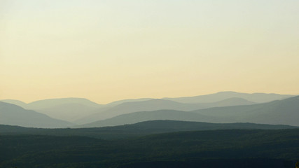 Sunset Mountain Colors