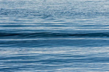 Close up sea wave surface  in the morning background