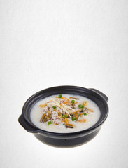 Porridge or Pork Porridge on a background.