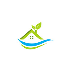 eco green house logo