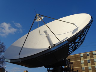 Large Satellite Dish - Ground Station - Digital Uplink
