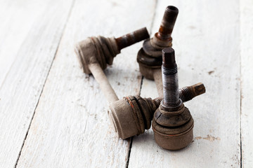 Useless, worn out  suspension car parts