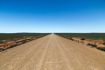 Fototapeta na wymiar Dirt Horizon Road