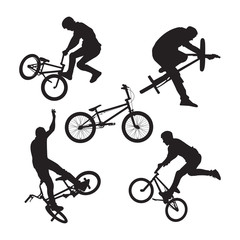 Obraz premium Bicycle silhouette