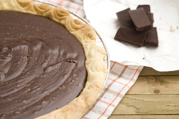 Homemade Chocolate Pie - Perfect for Christmas or Thanksgiving