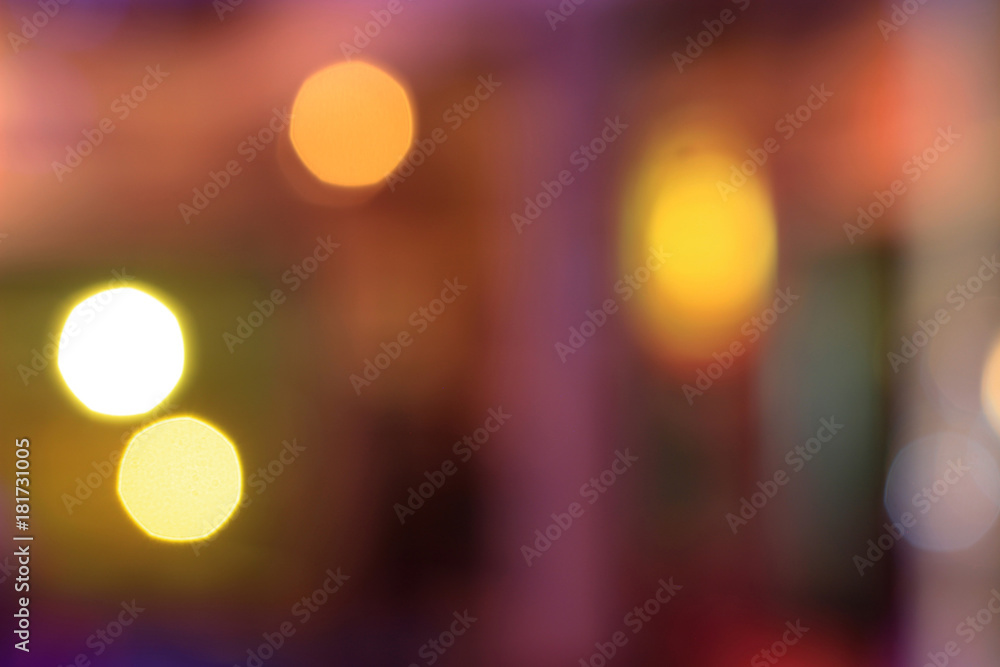 Poster bokeh background light