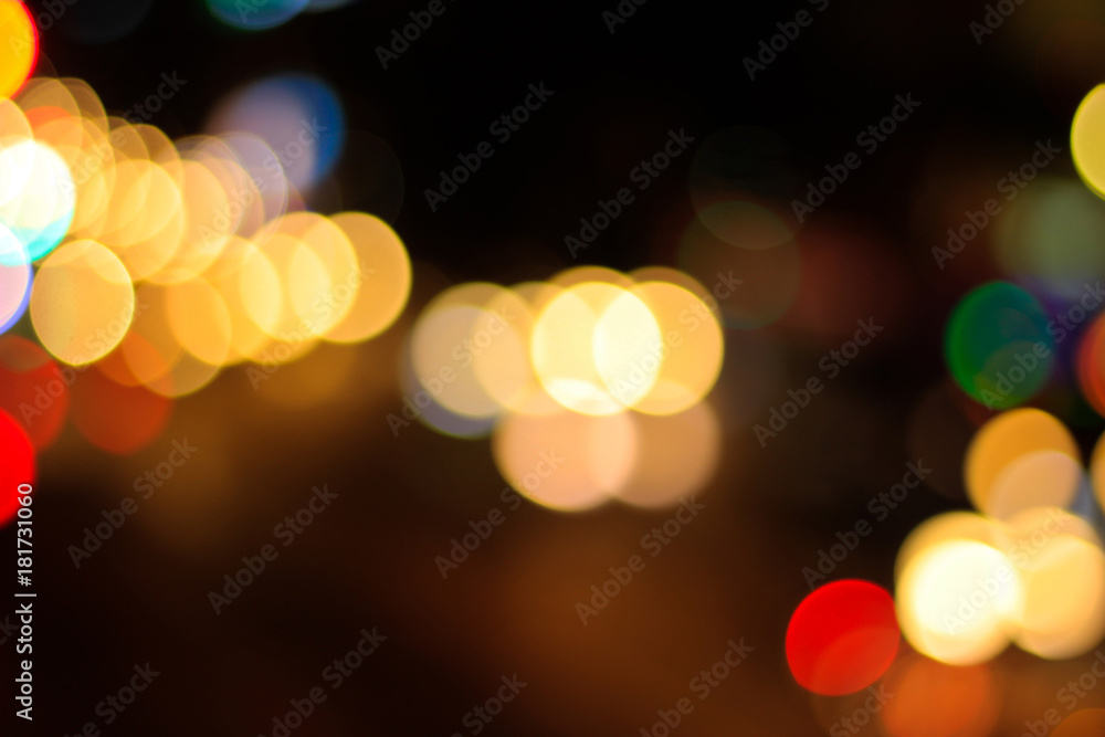 Poster bokeh background light.