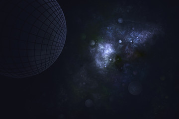 Planet and outer space