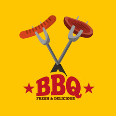 barbecue celebration concept icons vector illustration design