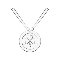 Medal with clover