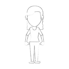 Woman tourist avatar