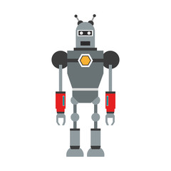 Cute robot cartoon