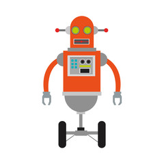 Cute robot cartoon