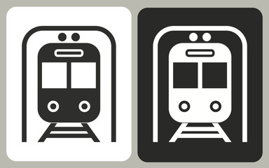 Metro - vector icon.