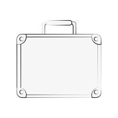 Travel suitcase isolated