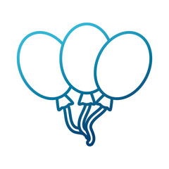 PParty balloons symbol