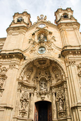 Fototapeta na wymiar the church of Santa Maria at San Sebastian
