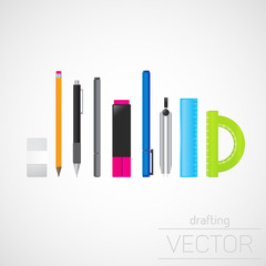 Stationery for design of drafting.