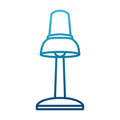 Desk light lamp icon vector illustration graphic design