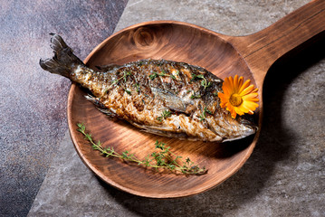 Fried Dorado Fish