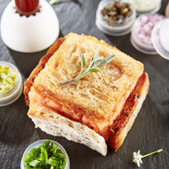 Delicious Fish Tartare with Spicy Sauce
