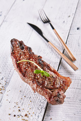 Delicious Grilled Striploin Steak