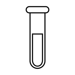 Test tube medical flask