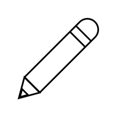 Wooden pencil isolated