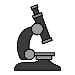 Microscope scientific tool icon vector illustration graphic design
