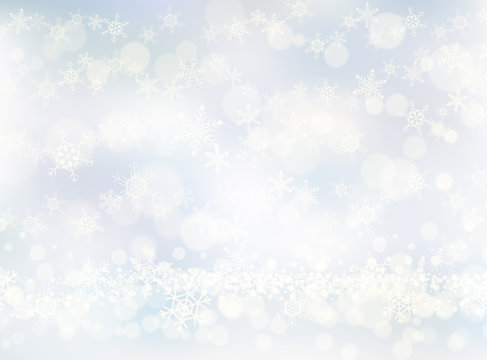 スノーホワイトの輝き-クリスマス背景