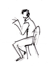 Instanr sketch, people