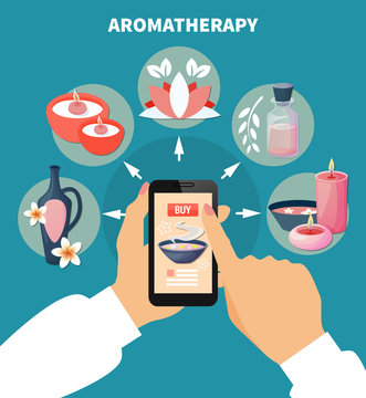  Aromatherapy Online Menu Flat Poster