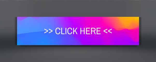 Vector button for online sale. Banner web template.