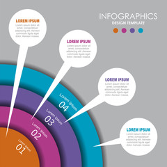 Infographic template. Can be used for workflow layout, diagram, business step options, banner, web design.
