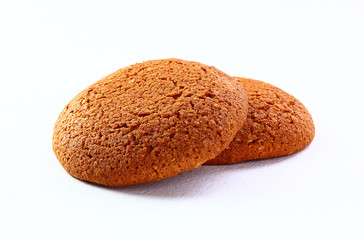 pastry, biscuit,  cookies isolated white background