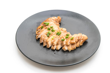 roast chicken on plate