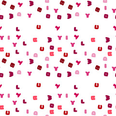alphabet seamless pattern