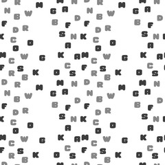 alphabet seamless pattern