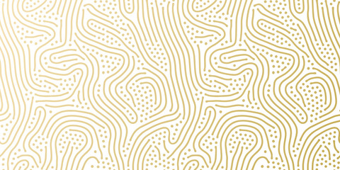Christmas holiday golden background template for greeting card or wrapping paper design. Vector gold and white dotted pattern for Christmas or New Year wrapper seamless golden confetti background
