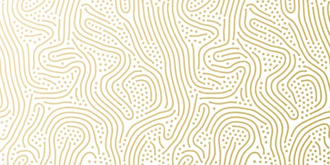 Deurstickers Goud geometrisch abstract Kerstvakantie gouden achtergrond sjabloon voor wenskaarten of inpakpapier ontwerp. Vector goud en wit gestippeld patroon voor Kerstmis of Nieuwjaar wrapper naadloze gouden confetti achtergrond