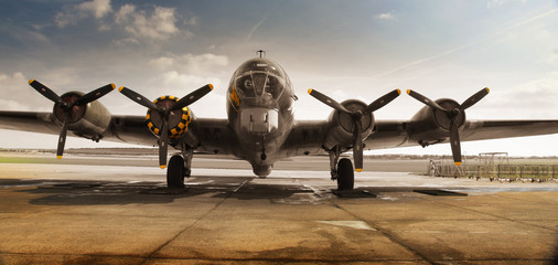 boeing b-17 flying fortress, world war two american bomber